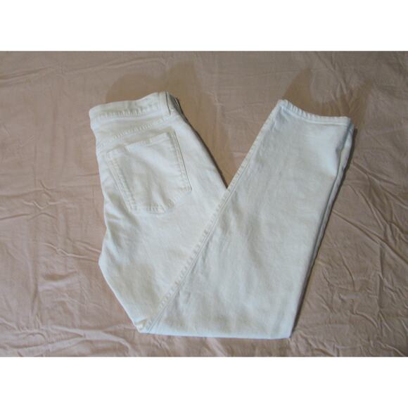 Gap Girlfriend Mid Rise Jean 28/6R White - Picture 3 of 5
